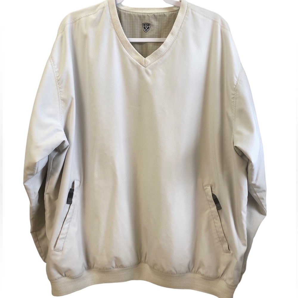 Nike Golf Reversible Tan Pullover Jacket X-Large